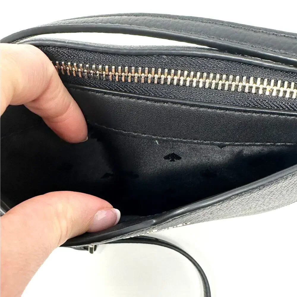 Kate Spade Harlow Crossbody Purse Black Leather WKR00058